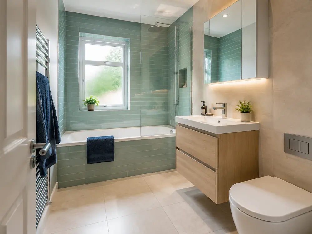 A second realistic 3D design direction for Bathroom