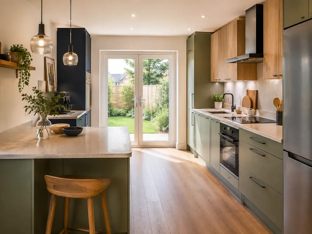 A second realistic 3D design direction for Kitchen